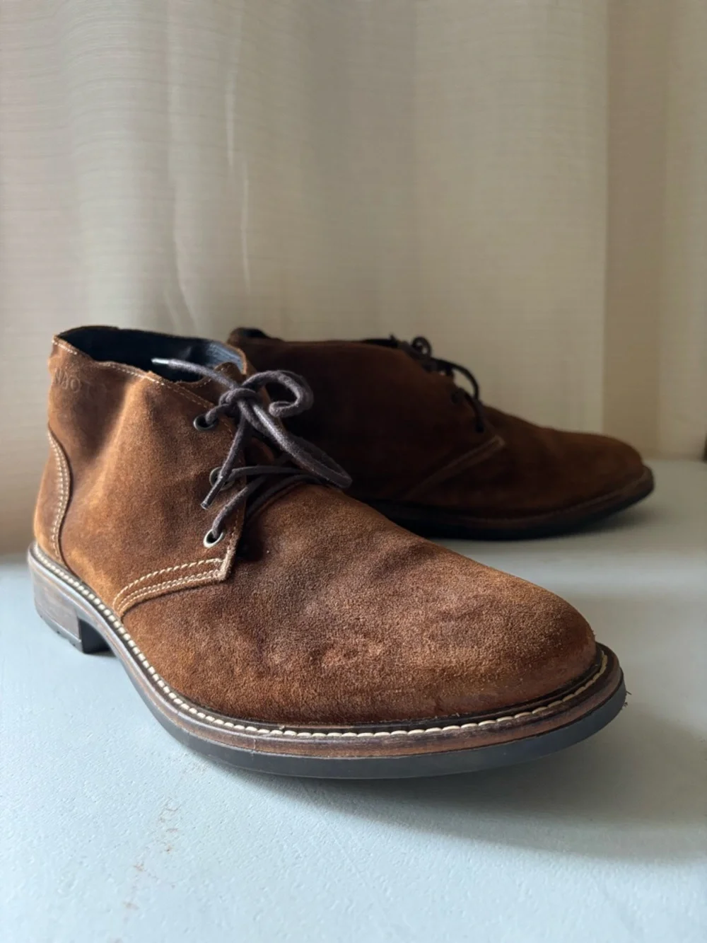 NAOT Pilot Suede Leather Chukka Boots Brown Mens 41 8 Comfort